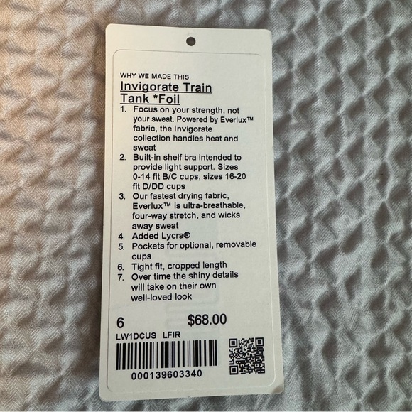 Lululemon Invigorate Train Tank Top and Matching Leggings | Excellent Condition - Picture 6 of 7